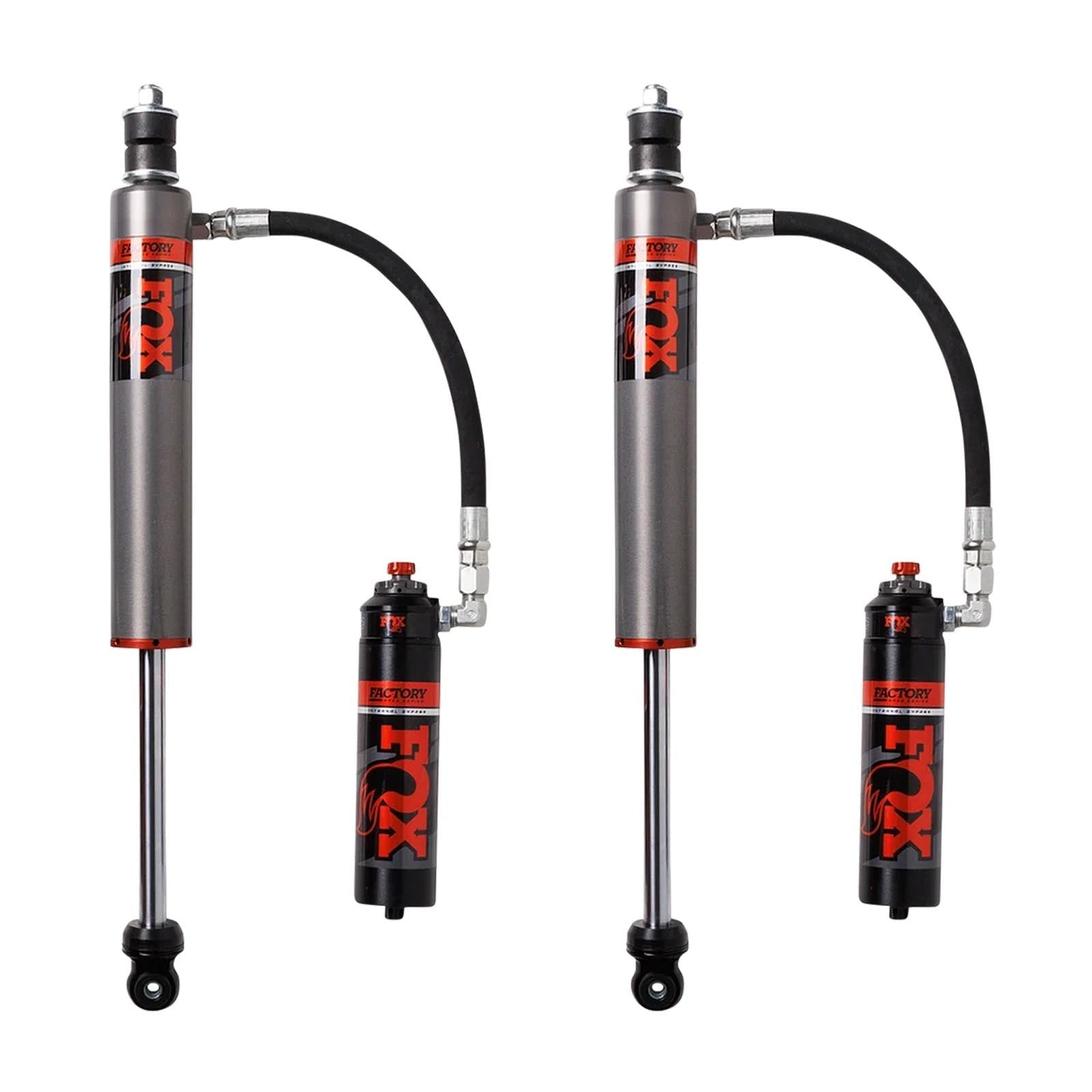 Fox 2.5 Factory Race Series Internal Bypass w/ DSC Shocks Rear Pair for 2005-2023 Toyota Tacoma 4WD RWD w/2-3" lift