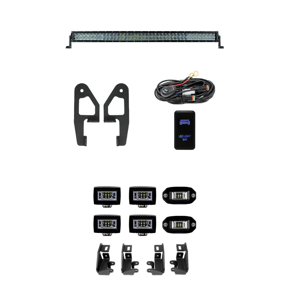 42|43" Dual Row Premium Roof Rack Lighting Kit | Spot & Combo Fits 2005-2023 Toyota Tacoma