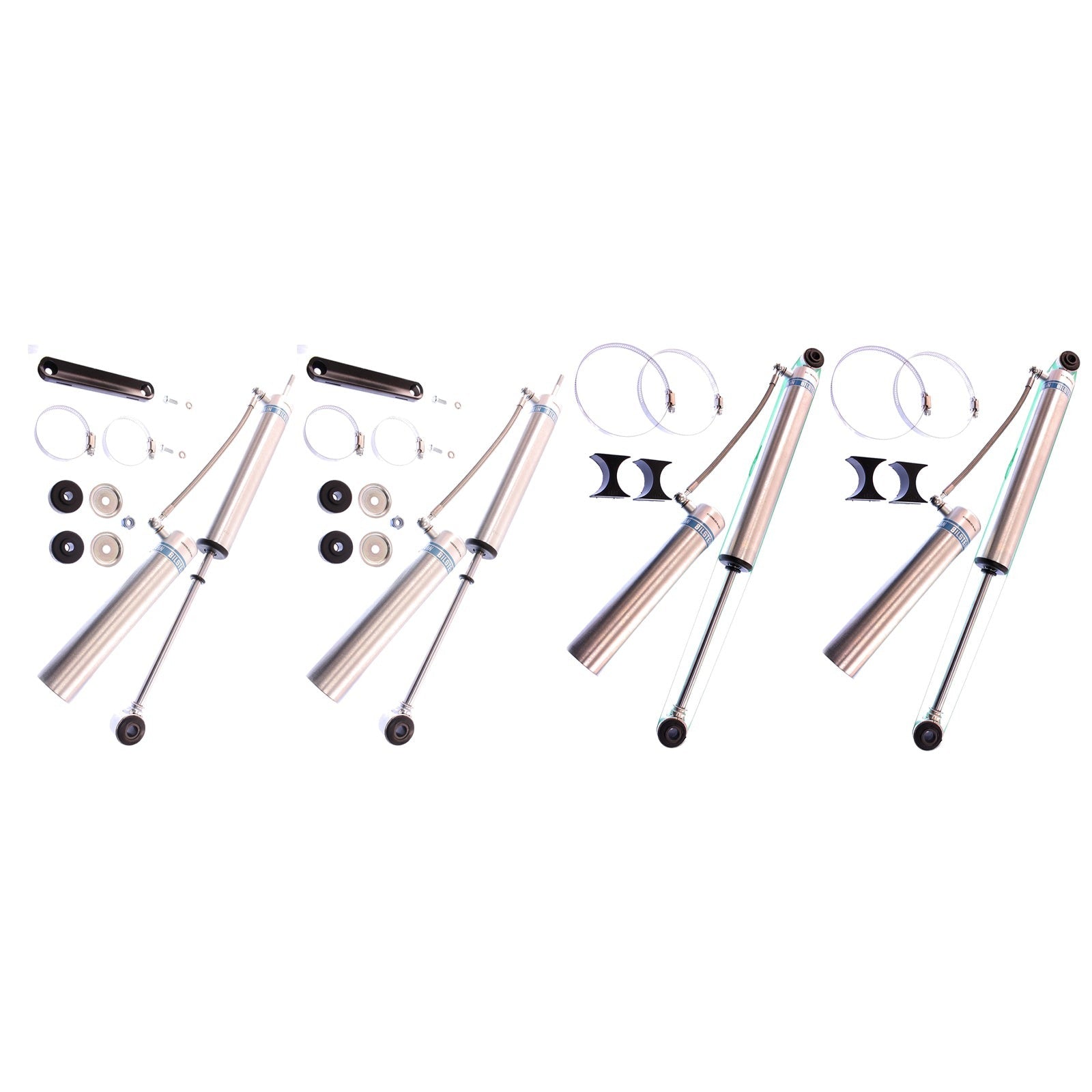 Bilstein 5160 w/ Remote Reservoir Shocks Set for 2007-2010 Chevrolet Silverado 3500 HD 4WD RWD