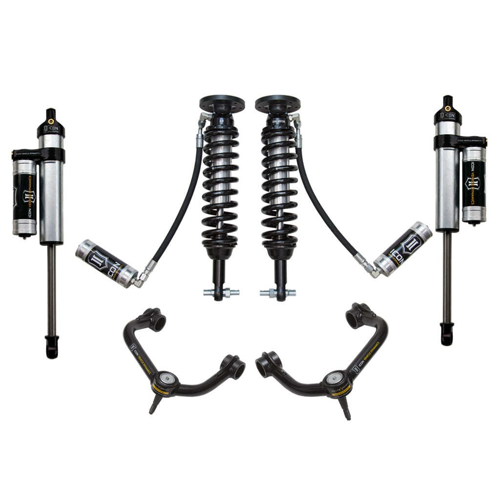 ICON K93064T Stage 4 Suspension System Tubular UCA Ford F150 4WD 1.75-2.63" Lift