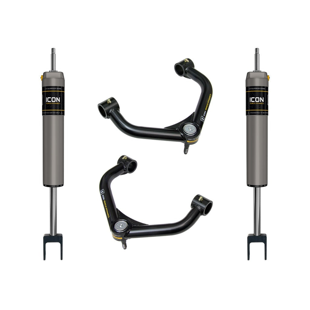 ICON 78722 GM 2500/3500 HD 0-2" Lift 2.5 VS Shock System Tubular UCA