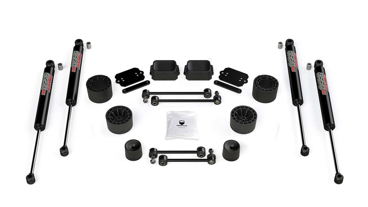 Teraflex 2.5" Performance Spacer Lift Kit w/ 9550 VSS Shocks Kit for 2018-2021 Jeep Wrangler JL Rubicon 4WD