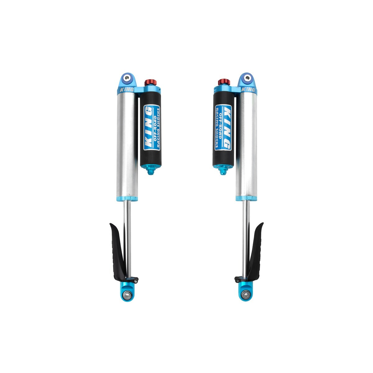 King 25001-378A Rear 2.5 Piggyback Res. Shock for 6in Lift w/Adjuster (Pair) Jeep Wrangler JL