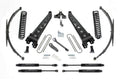 Fabtech 8" Radius Arm System w/Stealth Shocks Kit for 2008-2016 Ford F250 Super Duty 4WD w/8.0" lift
