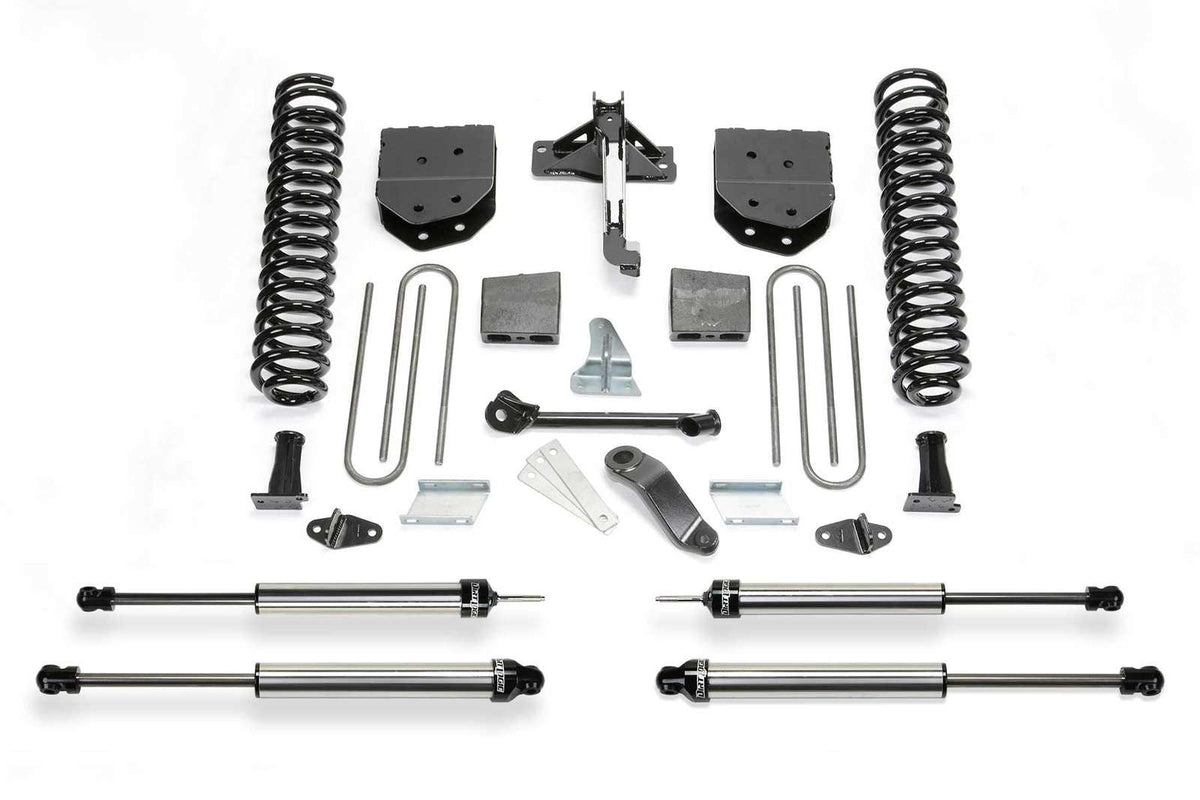 Fabtech 4" Basic System w/Dirt Logic Shocks Kit for 2008-2016 Ford F250 Super Duty 4WD w/4" lift