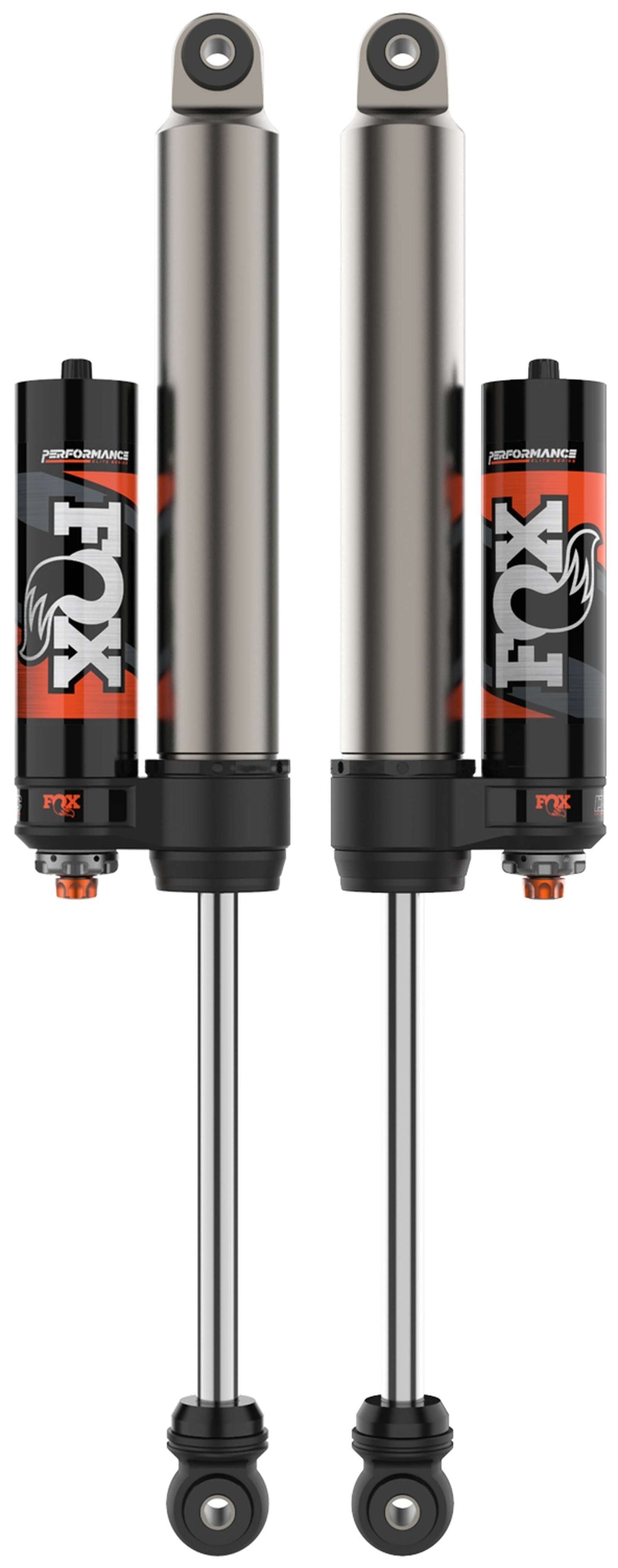 Fox 2.5 Performance Elite Adjustable w/ Reservoir Shocks Rear Pair for 2014-2023 Ram 3500 4WD