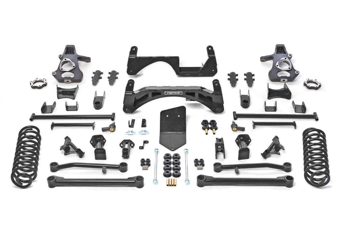 Fabtech 6" Basic System Kit for 2007-2014 Chevrolet Tahoe 4WD w/6" lift