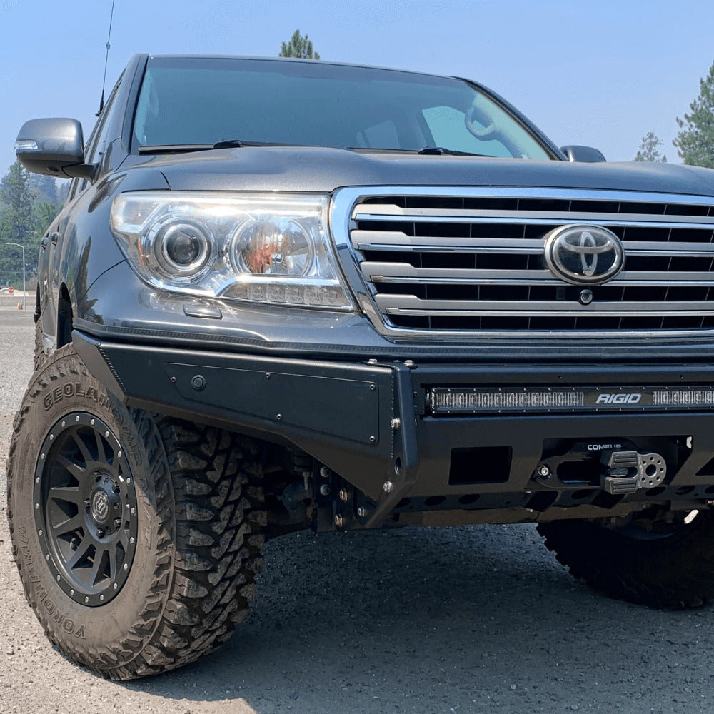Low Profile Modular Front Bumper Fits 2008-2021 Toyota Land Cruiser 200