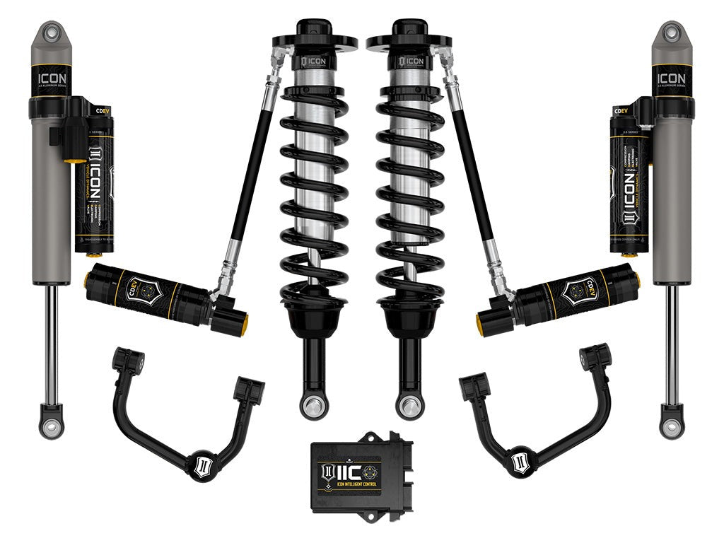 Icon 2.75-3.5" Stage 5 Suspension System w/Tubular UCA Kit 2021-2026 Ford F-150 4WD