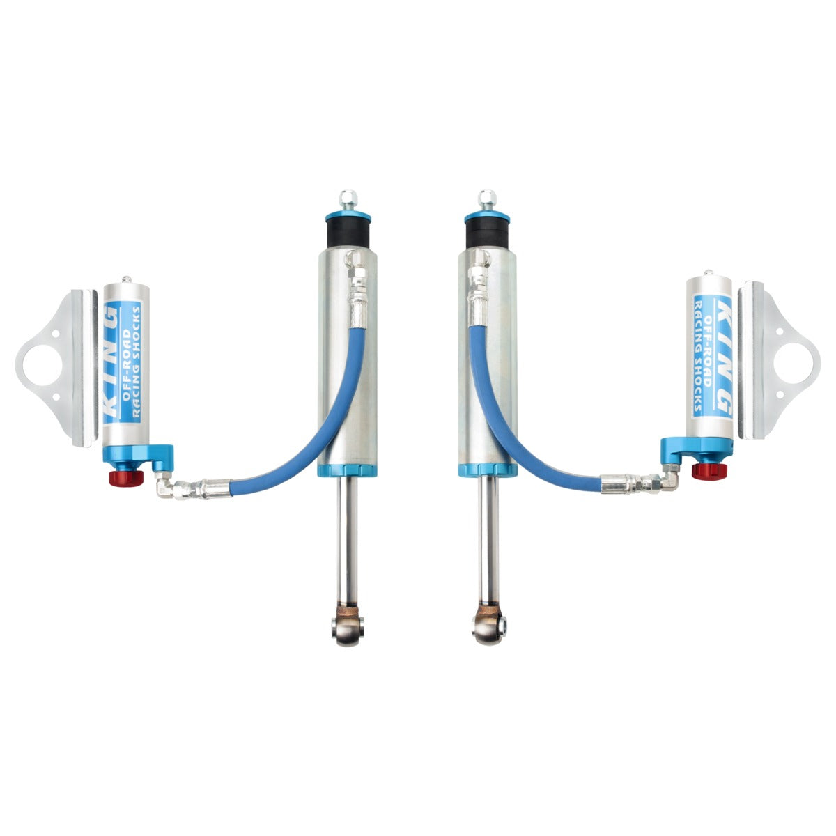 King 25001-184A Front 2.5 Remote Res. Shock w/Adjuster (Pair) Chevrolet Silverado 2500/3500/HD