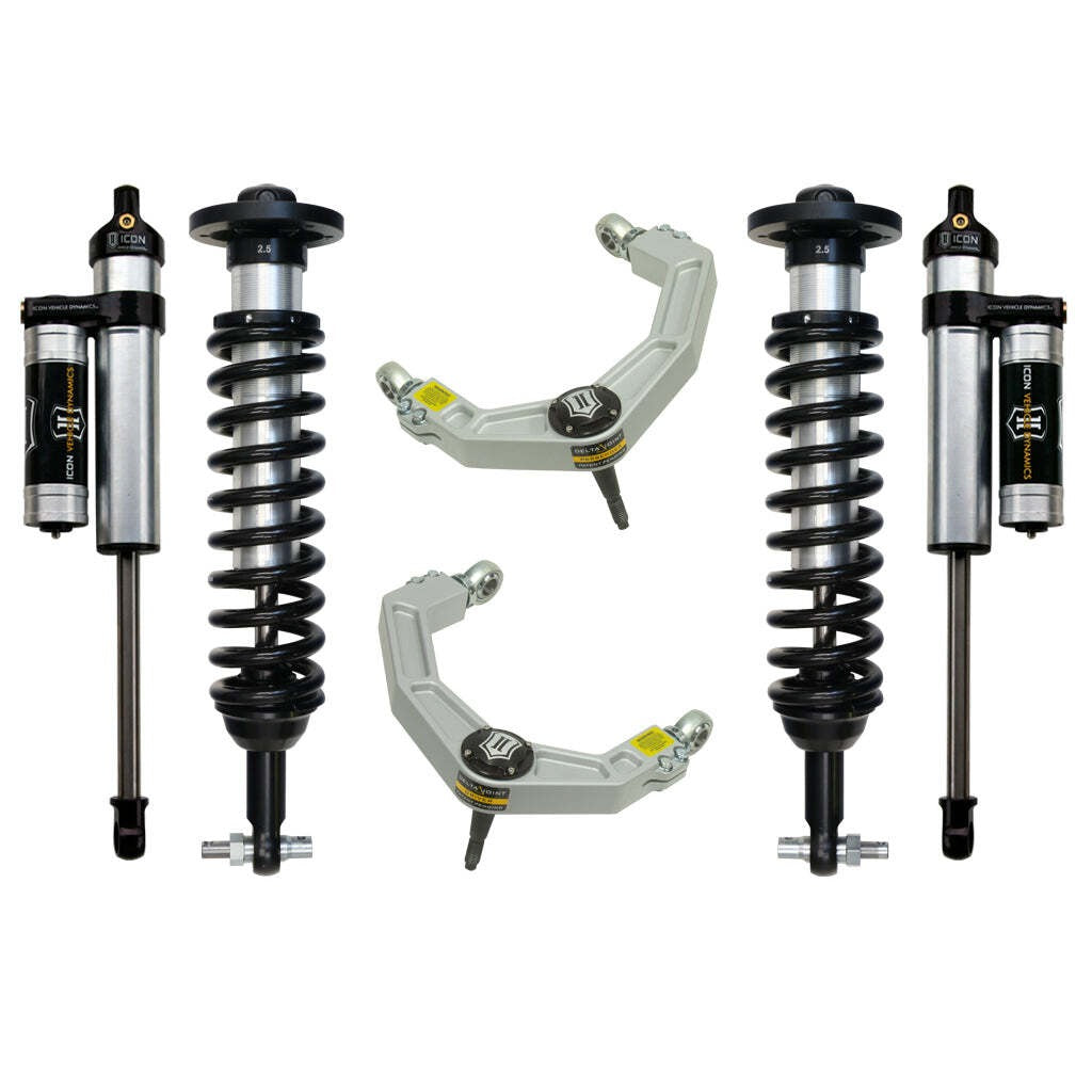 ICON K93063 Stage 3 Suspension System Billet UCA Ford F150 4WD 0-2.63" Lift