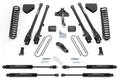 Fabtech 6" 4 Link System w/Stealth Shocks Kit for 2008-2016 Ford F250 Super Duty 4WD w/6" lift 8-Lug