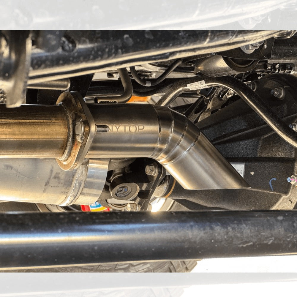 Titanium Axle Dump Exhaust Tip Fits 2024+ Toyota Tacoma