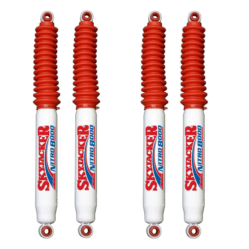 Skyjacker N8000 Nitrogen Gas Shocks Set for 1986-1998 Ford F350 4WD Straight Axle