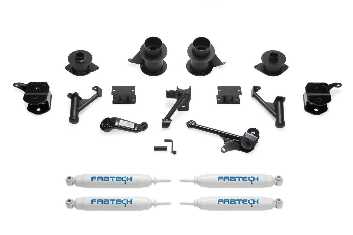 Fabtech 5" Basic System w/Coil Spacers & Performance Shocks Kit for 2010-2018 Ram 2500 4WD w/5" lift