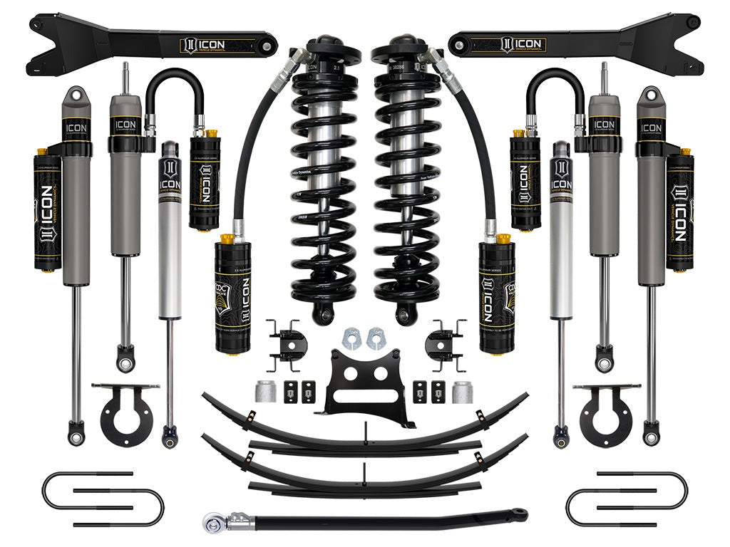 Icon 2.5-3" Stage 6 Coilover Conversion System w/Expansion Pack Kit for 2008-2010 Ford F350 Super Duty 4WD Diesel