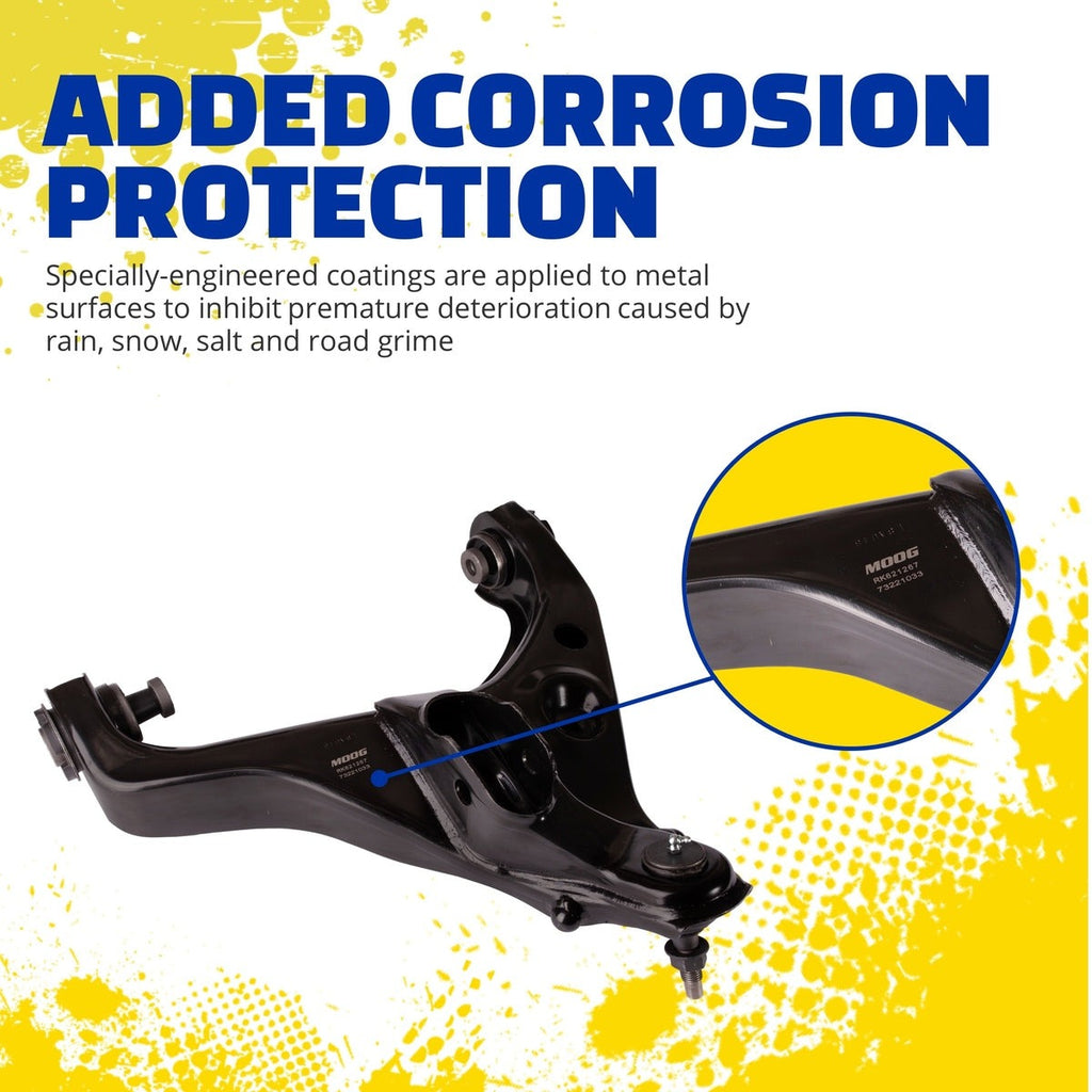 MOOG RK643689 Rear Right Lower Rearward Control Arm for Hyundai Santa Fe Sport