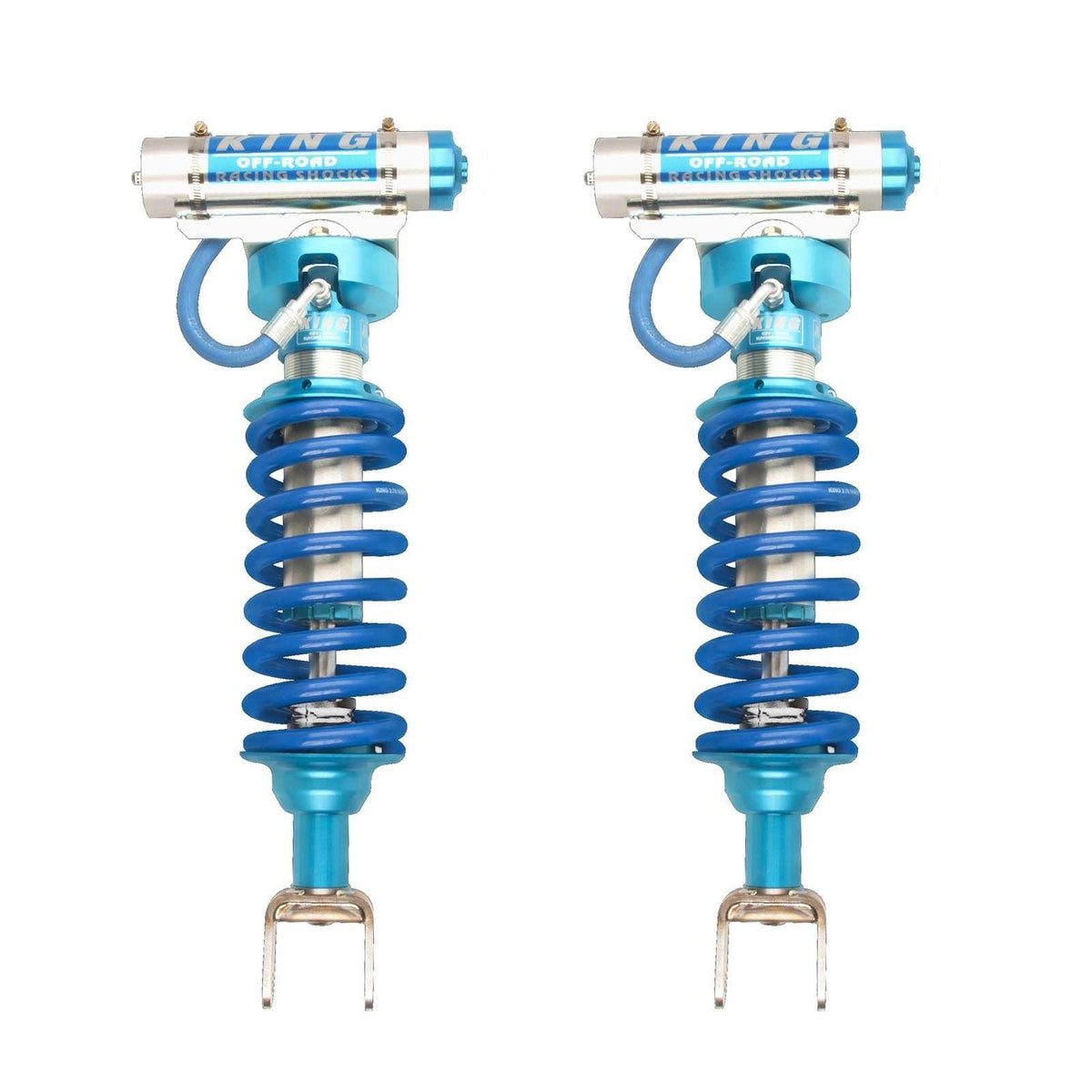 King Shocks 2.5 Performance Coilovers w/ Remote Reservoir Front Pair for 2006-2008 Dodge Ram 1500 4WD