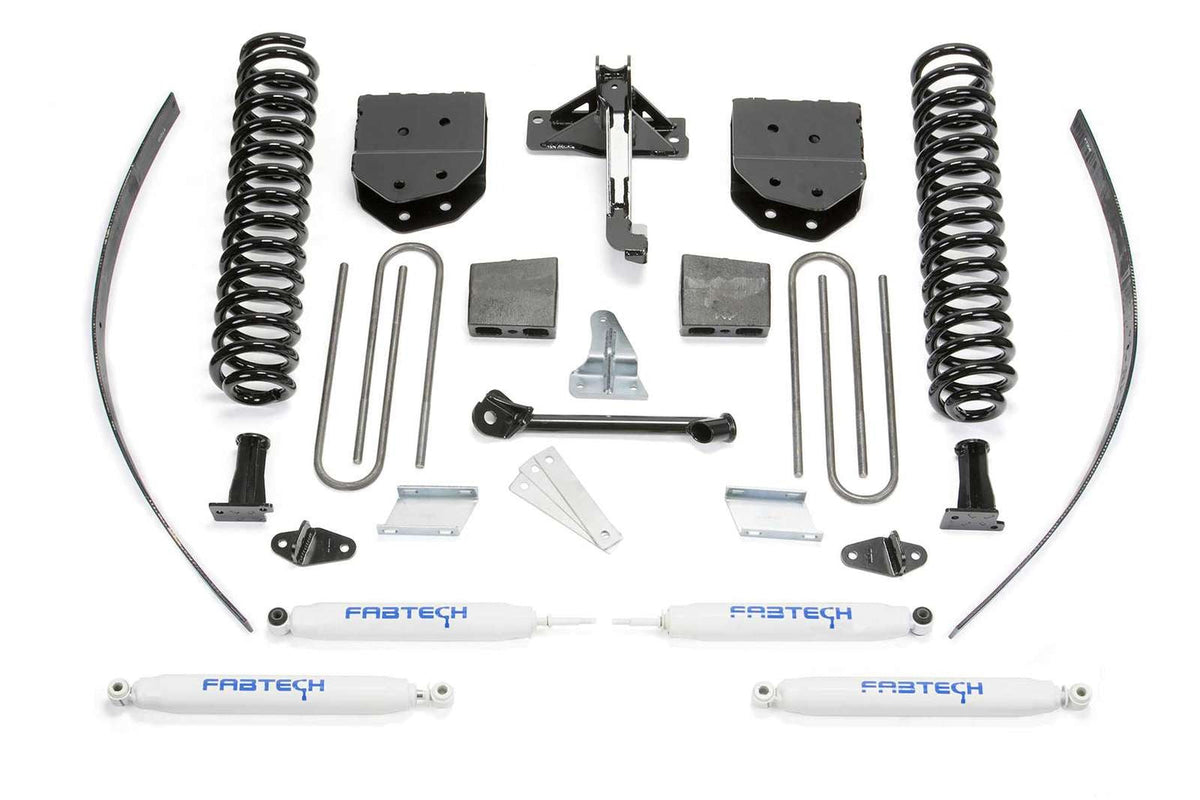 Fabtech 8" Basic System w/Performance Shocks Kit for 2008-2016 Ford F350 Super Duty 4WD w/8.0" lift