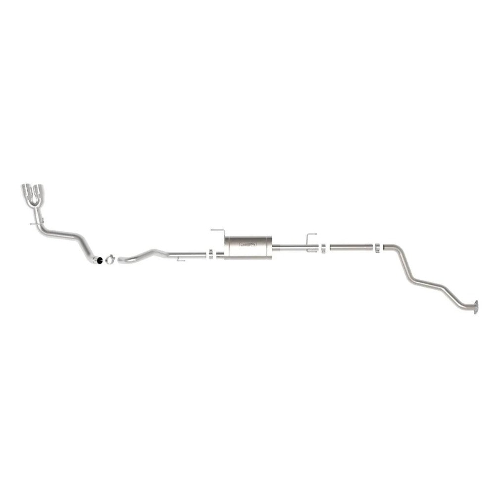 Vulcan Series 2-1/2 IN to 3 IN 304 Stainless Steel Cat-Back Exhaust System Fita 2024+ Toyota Tacoma