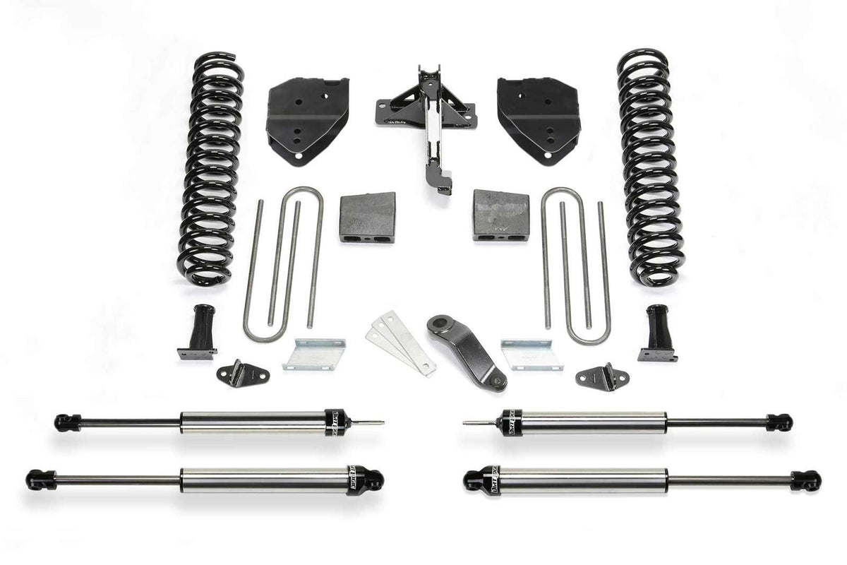 Fabtech 6" Basic System w/Dirt Logic Shocks Kit for 2017-2024 Ford F250 Super Duty 4WD w/6" lift