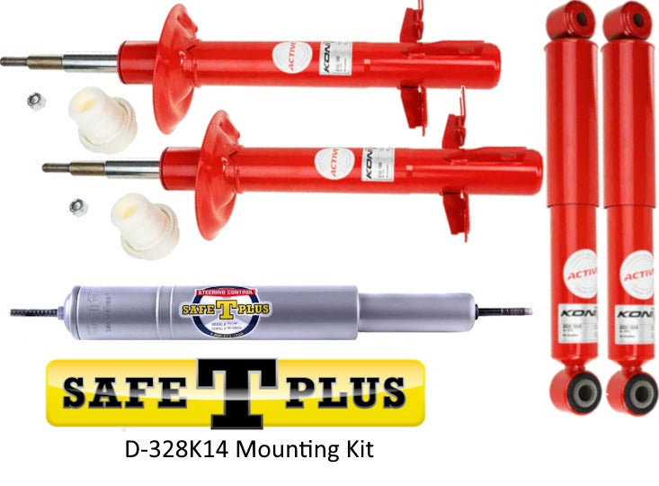 KONI Special Active 4 RV Shock & Safe T Plus Stabilizer Kit for 2014+ Dodge Promaster with Rear Leaf Springs (LMax 469 mm / LMin 307 mm)