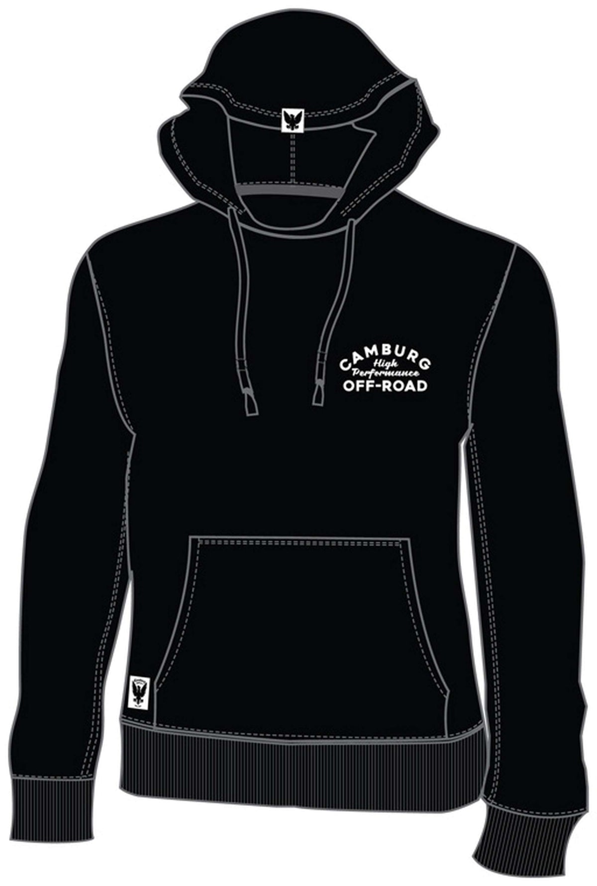 Camburg Speed Shop Hoodie Size X-Large - Black