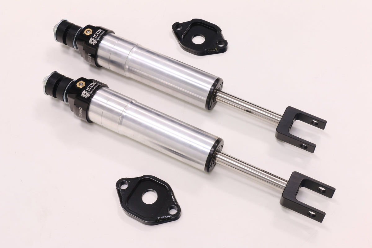Icon 2.5 Internal Reservoir Shocks Pair for 2011-2019 GMC Sierra 2500 HD w/6-8" lift