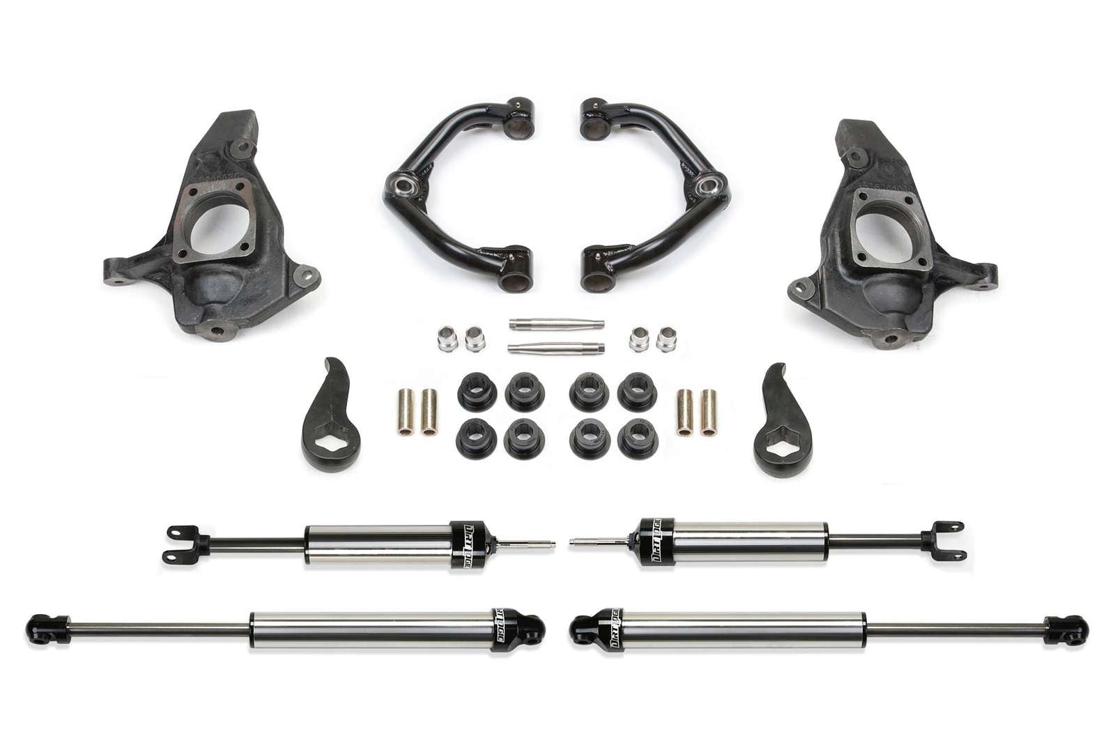Fabtech 3.5" Uniball UCA Lift Kit w/Dirt Logic Shocks for 2011-2019 Chevrolet Silverado 2500 HD 4WD RWD w/3.5" lift