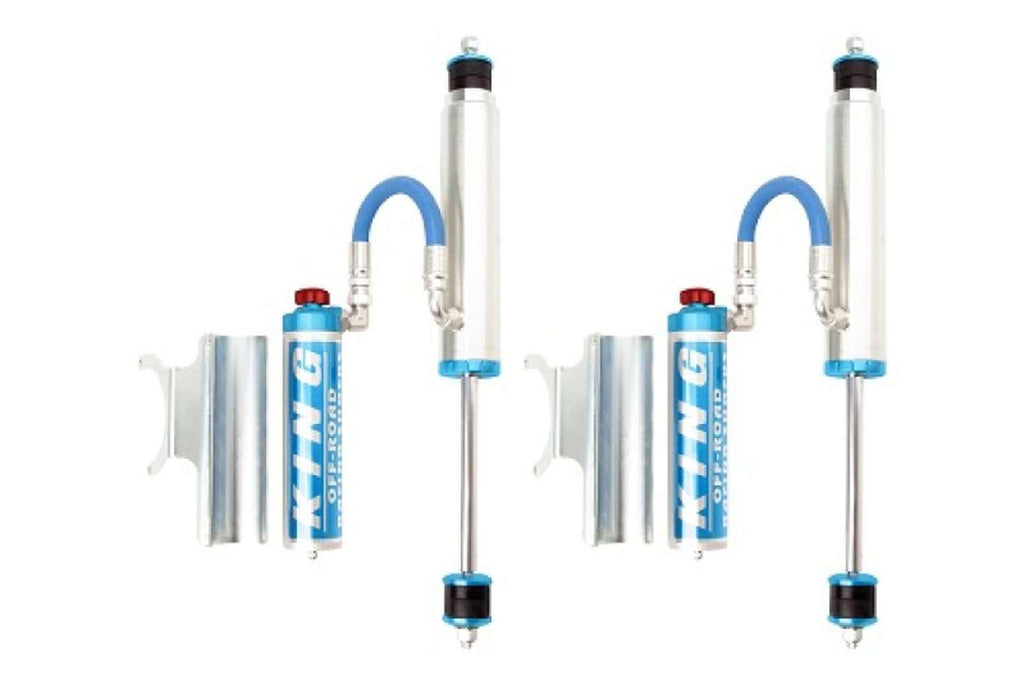 King Shocks 2.5 Performance w/ Remote Reservoir Shocks Front Pair for 1984-2020 Toyota Land Cruiser 76 4WD