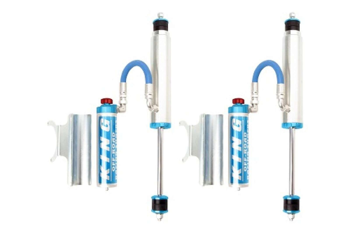 King Shocks 2.5 Performance w/ Remote Reservoir Shocks Front Pair for 1984-2020 Toyota Land Cruiser 76 4WD