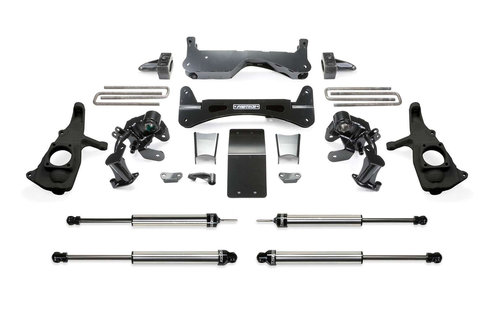 Fabtech 6" RTS System w/Dirt Logic Shocks Kit for 2011-2019 Chevrolet Silverado 3500 HD 4WD RWD w/6" lift