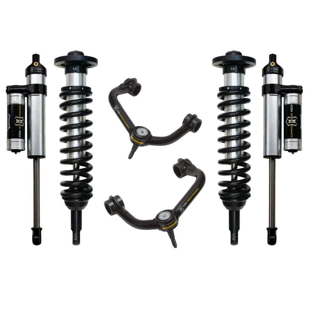 ICON K93032T Stage 3 Suspension System Tubular UCA Ford F150 2WD 0-2.63" Lift