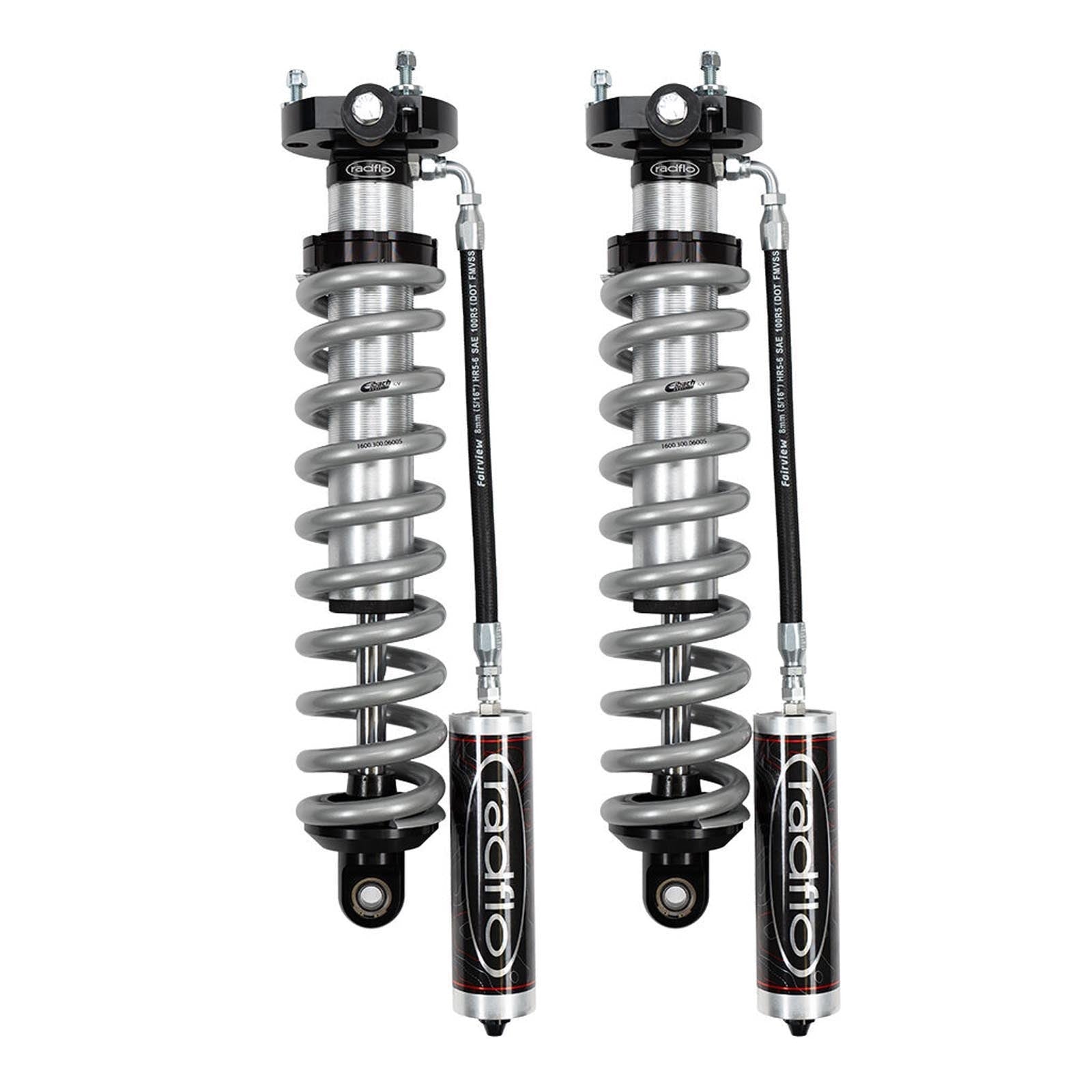 Radflo 2.5 Coilover Kit + Remote Reservoir for 2024-2025 Toyota Tacoma w/2" lift