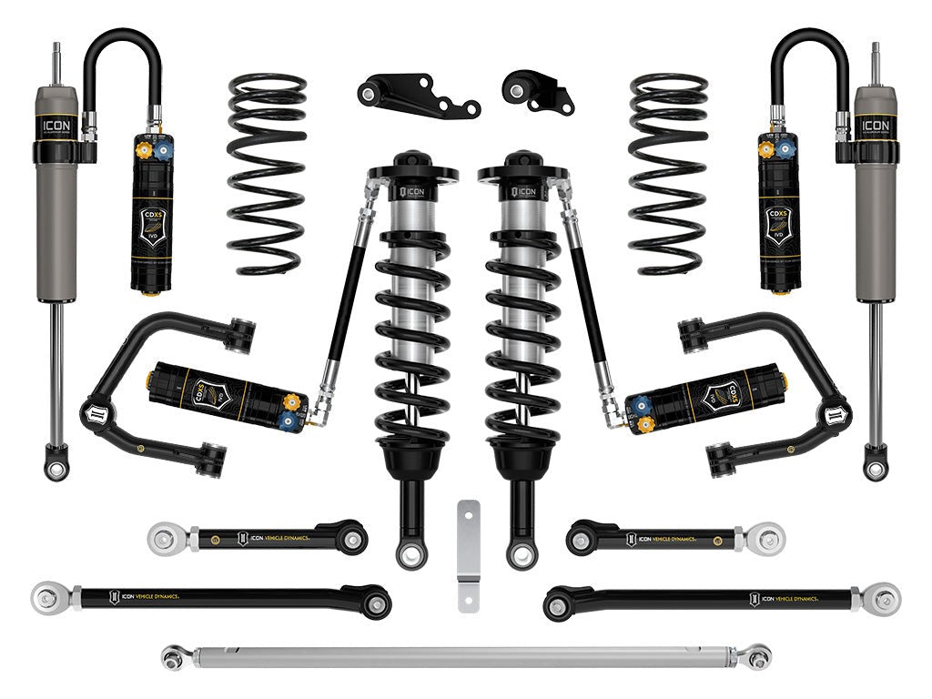 Icon 1.25-3" Stage 9 Suspension System w/CDXS Tubular Kit for 2024-2025 Lexus GX550