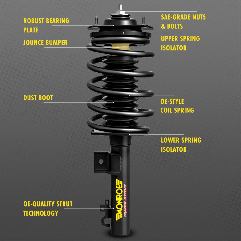 Monroe 571454 Front Left Quick-Strut Complete Strut Assembly Toyota RAV4