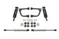 Fabtech 2" Upper Control Arm System w/Front Dirt Logic 2.5 Coilovers & Rear 2.25 Shocks Kit for 2007-2021 Toyota Tundra 4WD RWD w/2" lift