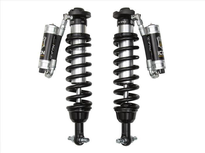 Icon 2.5 Remote Reservoir Coilovers Ext Travel CDCV Pair for 2019-2022 Ford Ranger w/0-3.5" lift