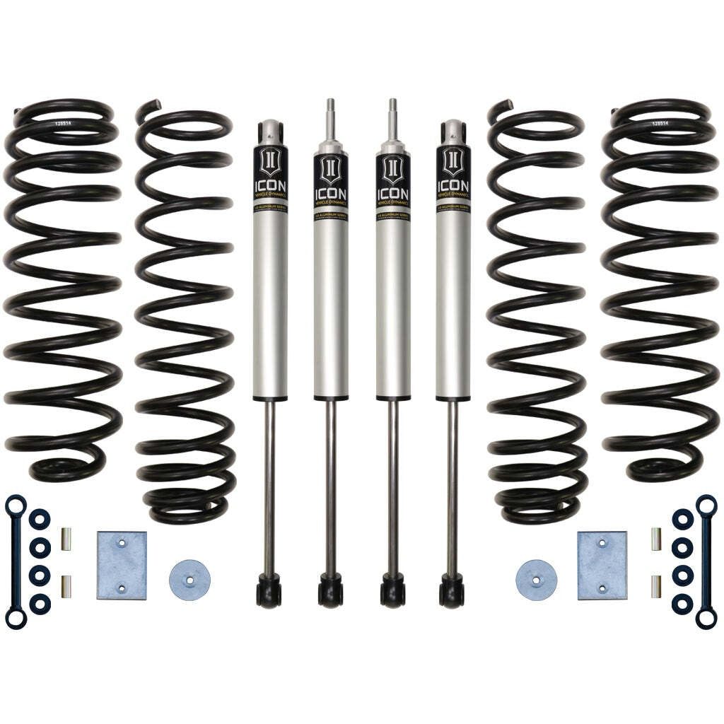 ICON K22001 Stage 1 Suspension System Jeep JK Wrangler 3" Lift