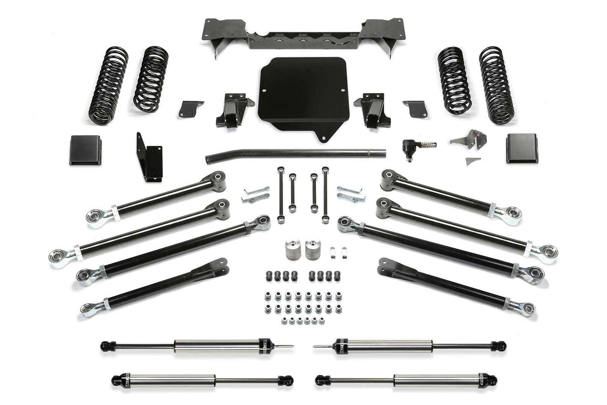 Fabtech 5" Crawler Lift Kit w/Dirt Logic 2.25 Shocks for 2020-2024 Jeep Gladiator 4WD w/5" lift