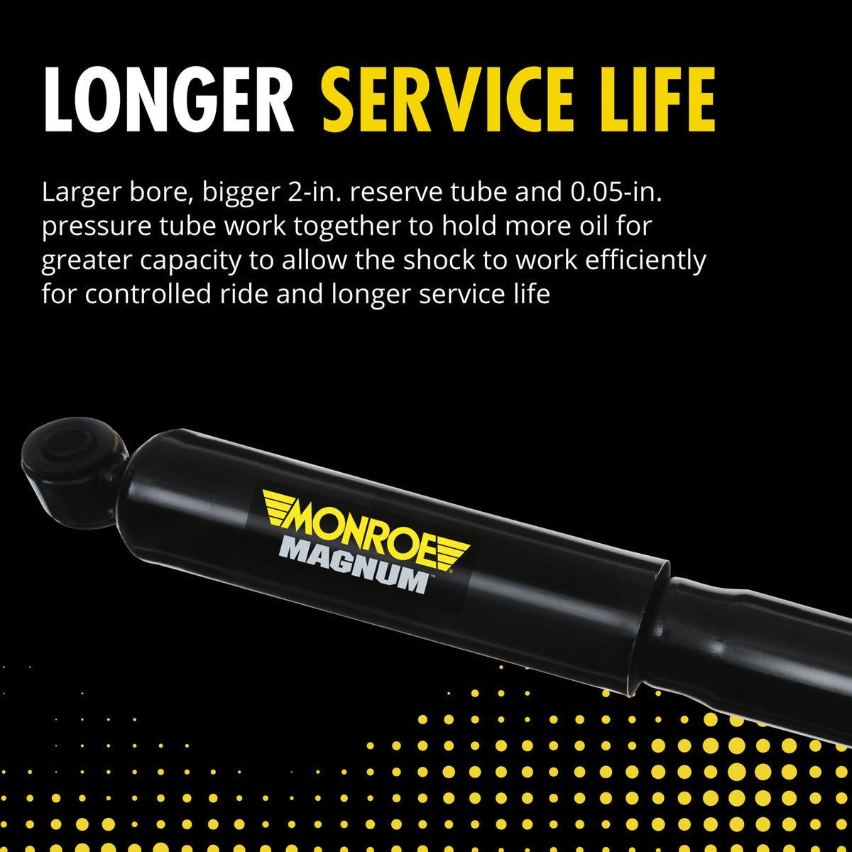 Monroe 553034 Front Right Magnum Severe Service Strut Ford Police Interceptor Utility
