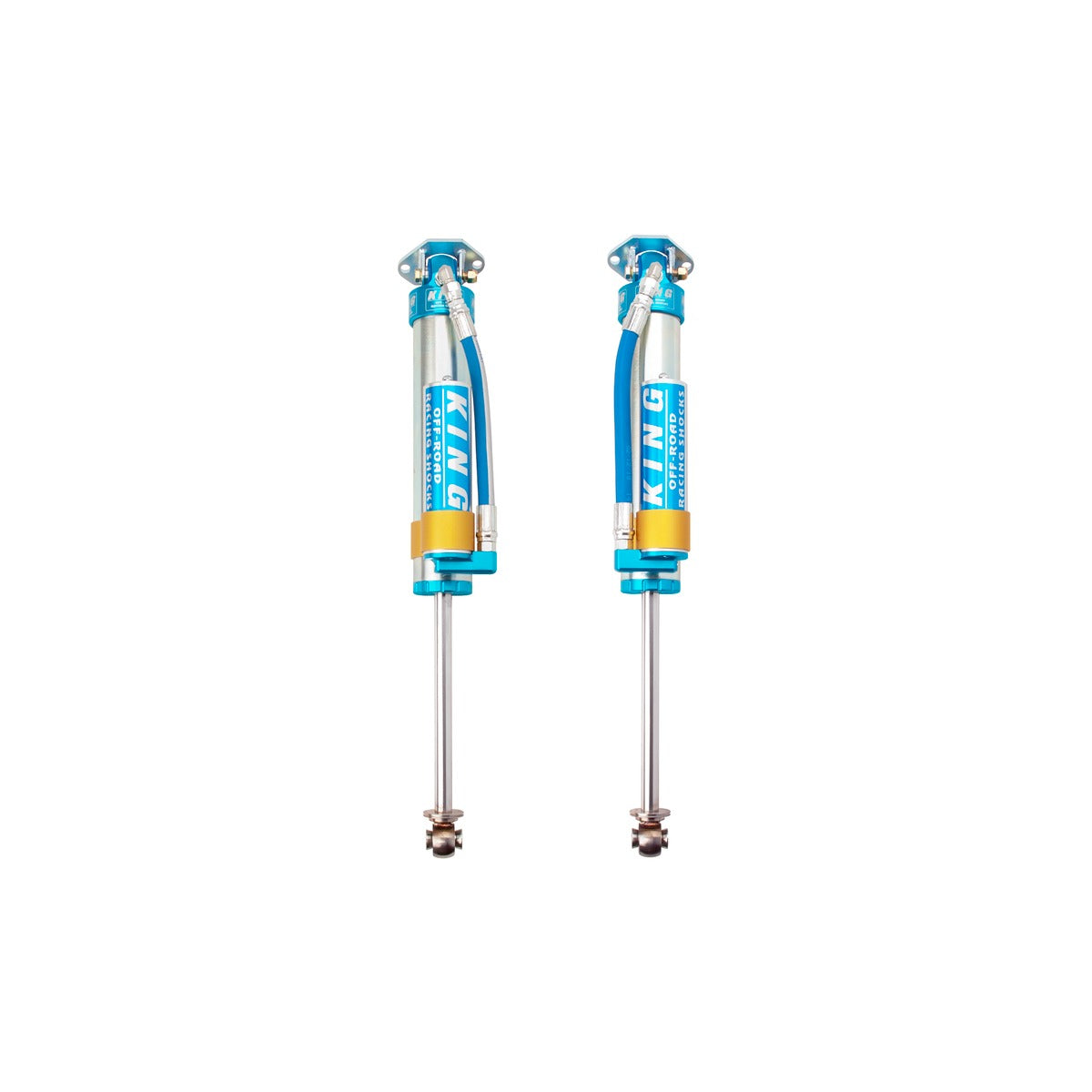 King 25001-224 Rear 2.5 Piggyback Hose Res. Shocks 3-5in Lift (Pair) Jeep Wrangler JK