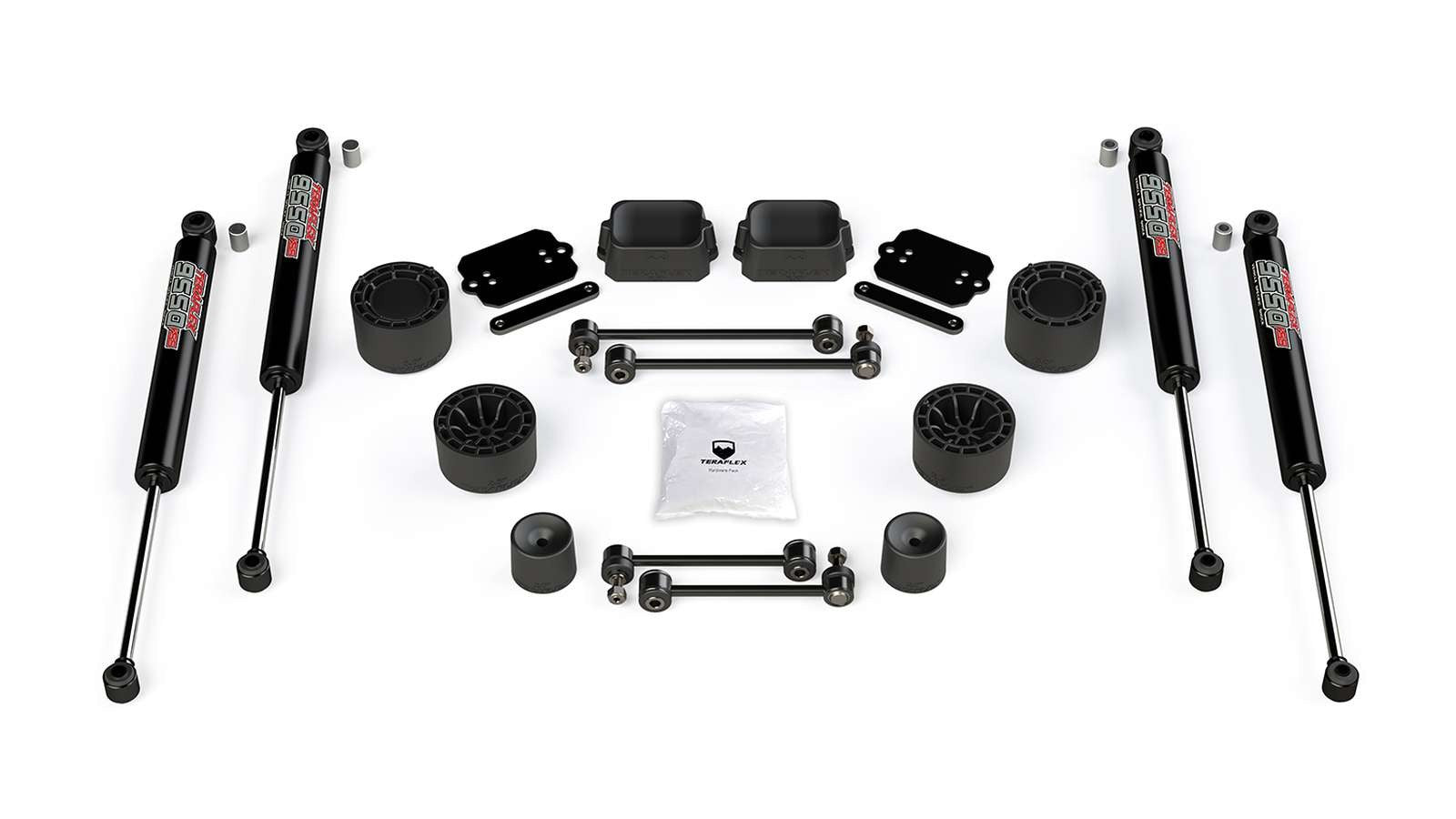 Teraflex 2.5" Performance Spacer Lift Kit w/ 9550 VSS Shocks Kit for 2018-2021 Jeep Wrangler JL Rubicon 4WD