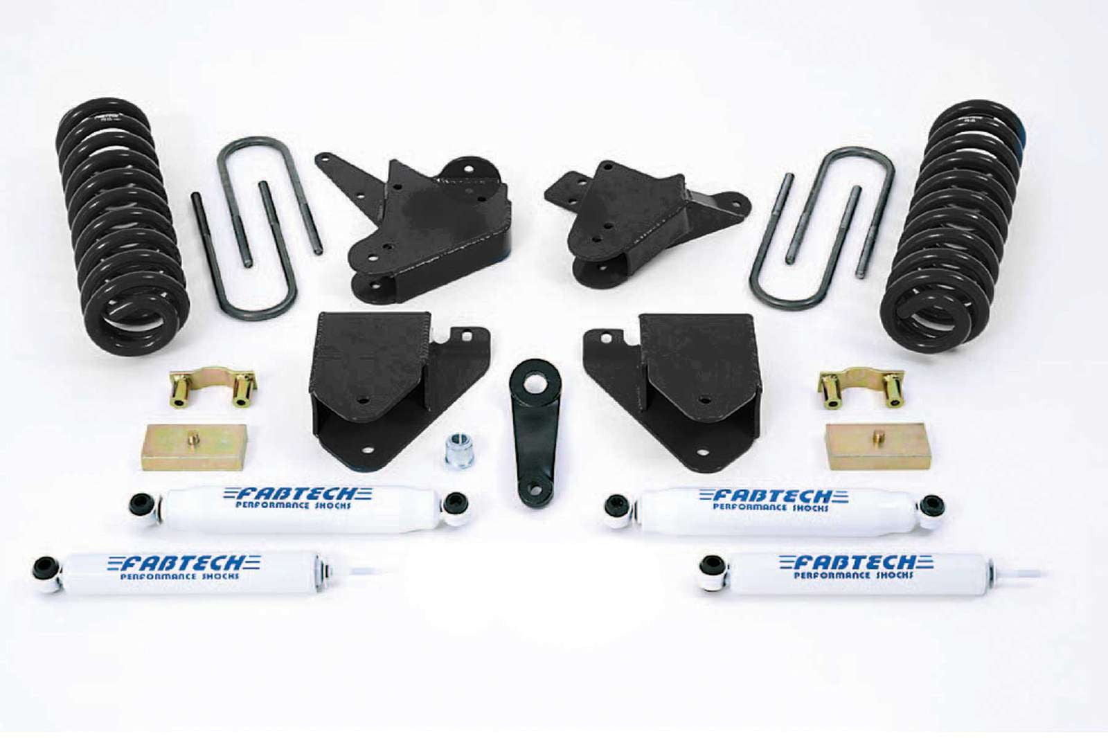 Fabtech 6" Basic System w/Performance Shocks Kit for 1999-2016 Ford F250 Super Duty RWD w/6" lift