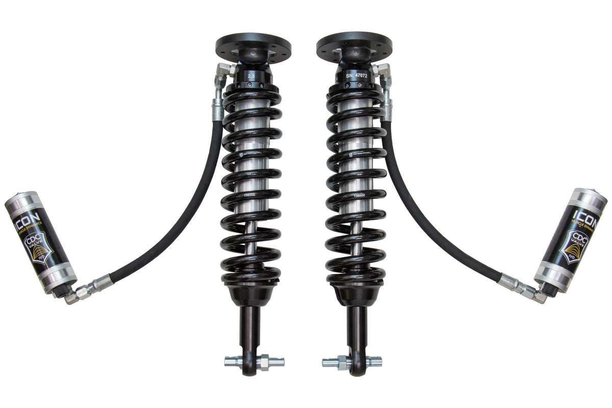 Icon 1.75-2.63" 2.5 VS RR CDCV Coilover Kit for 2014 Ford F150 4WD Flex