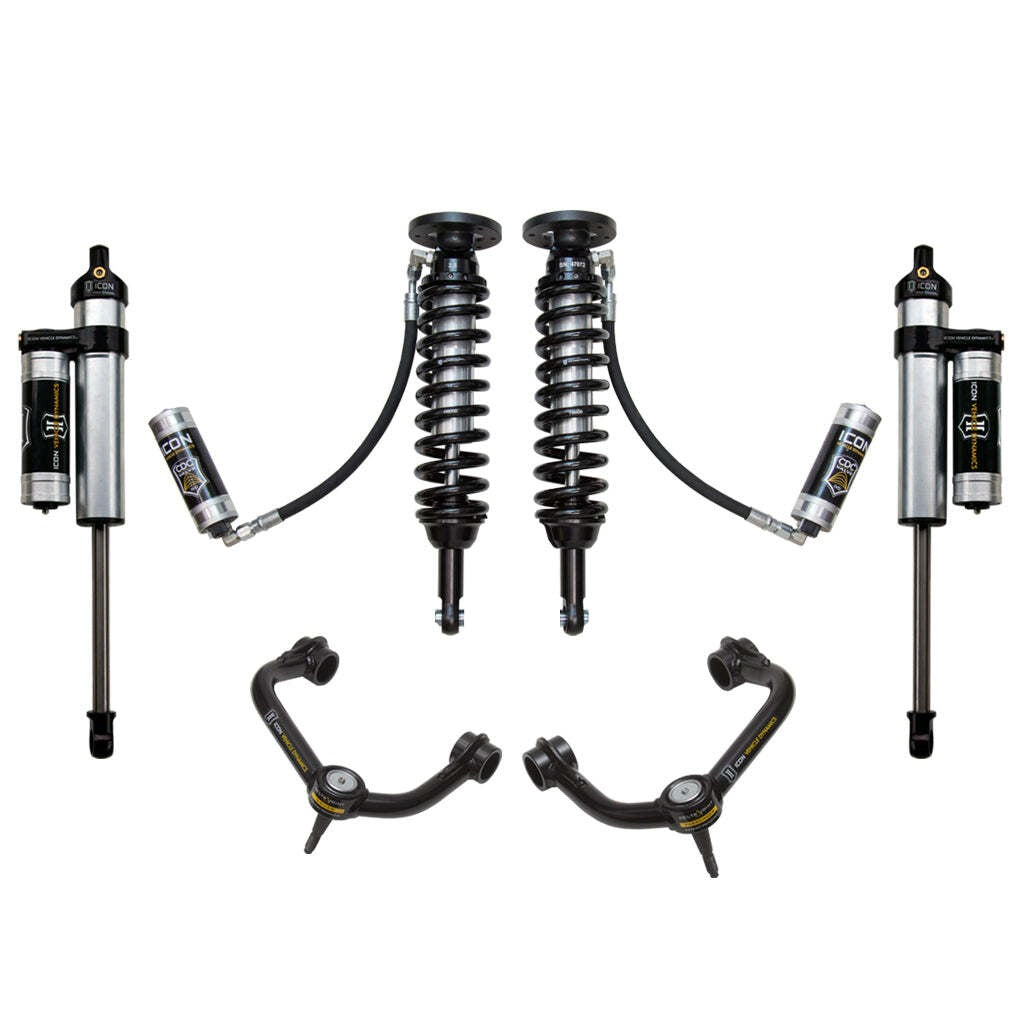 ICON K93013T Stage 4 Suspension System Tubular UCA Ford F150 2WD 1.75-2.63" Lift