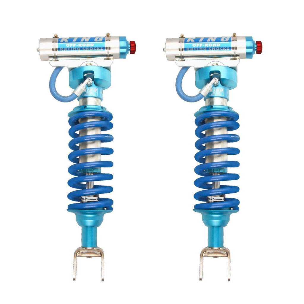 King Shocks 2.5 Performance Coilovers w/ Remote Reservoir Front Pair for 2006-2008 Dodge Ram 1500 4WD