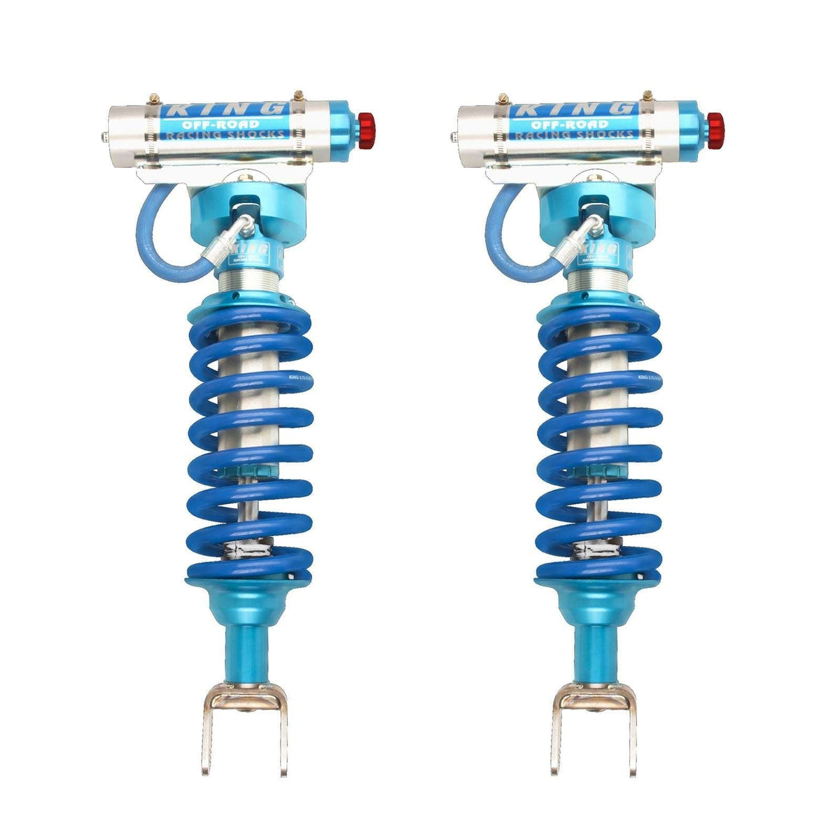King Shocks 2.5 Performance Coilovers w/ Remote Reservoir Front Pair for 2006-2008 Dodge Ram 1500 4WD