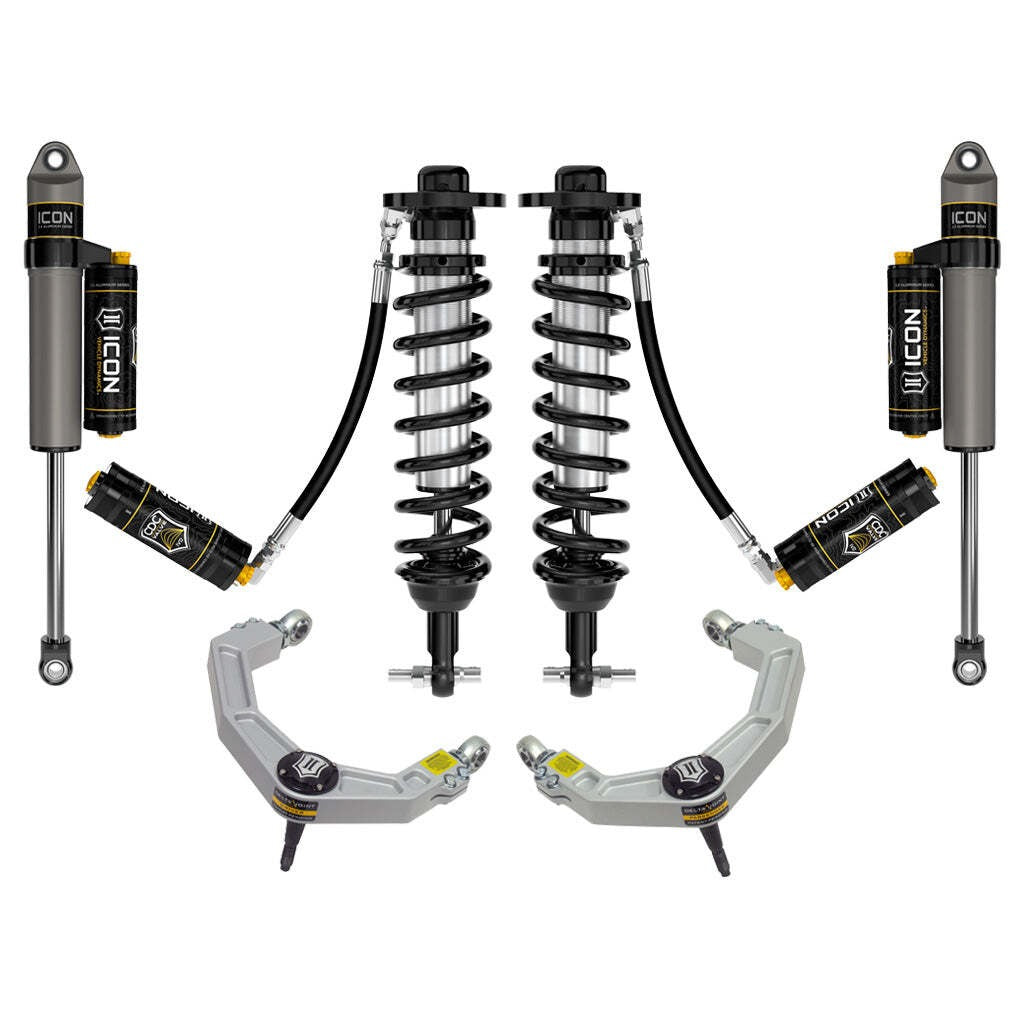 ICON K93125 Stage 5 Suspension System Tubular UCA Ford F150 2WD 0-3" Lift