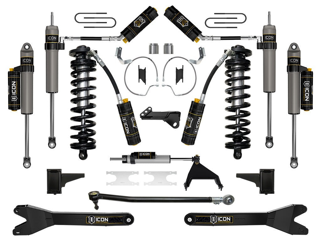 Icon 4-5.5" Stage 7 Coilover Conversion System w/Radius Arms Kit for 2023-2026 Ford F350 Super Duty Diesel